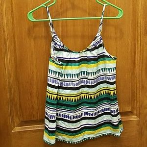 Loft Petites tropical top